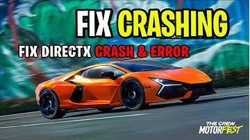 How to FIX The Crew Motorfest Crashing and Freezing