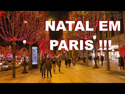 Vídeo: Luzes de Natal nas cidades francesas