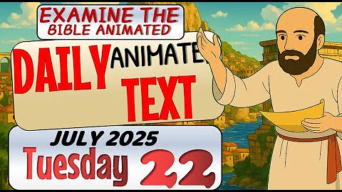 JW DAILY ANIMATED TEXT 🔵WE WILL SUFFER DIFFICULTIES. ✅ EXAMINE THE BIBLE ANIMATED