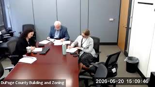DuPage County Zoning Hearing Officer Recommendation Meeting, 5/20/26