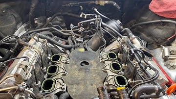 Q7 supercharged oil filter housing.