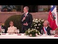 El Rey asiste a almuerzo con presidentes en Chile 🇨🇱
