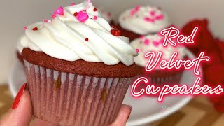 Soft and Crumbly RED VELVET CUPCAKES recipe. Fluffy, Moist and Easy red velvet cupcakes recipe