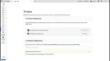 How to Add Collaborators on CoCalc