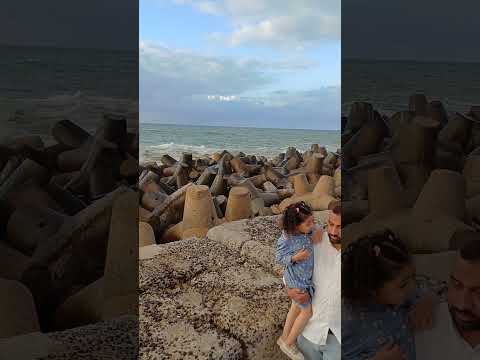   صدادات الامواااااج علي شاطيء البحر    