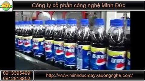Dây chuyền sản xuất nước ngọt tự động Minh Đức