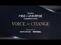 Voice for change exclusive  miss universe