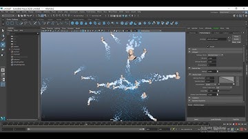 Particles / Instancer tutorial in Maya