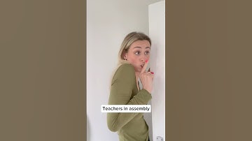 Teachers in assembly