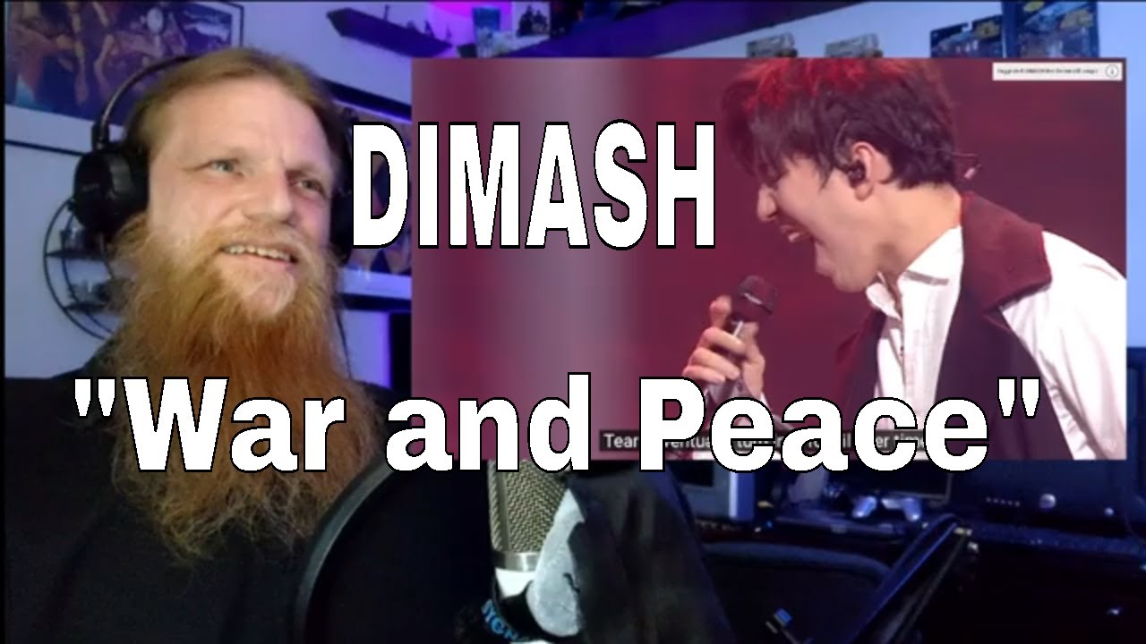 DIMASH  - War and Peace REACTION | Metal Head DJ Reacts