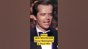 Every Jack Nicholson #Oscar Nomination And Winning Speech (From ‘As Good As It Gets’ & More) #shorts
