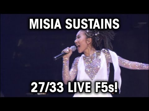 MISIA sustains 27 F5s in ONE performance! ▶7:41 