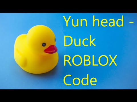 Yun Head Duck Roblox Code Youtube - duck head roblox