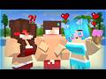 MAIZEN: JJ and JJ Sister On the Beach! -  Minecraft Animation JJ &amp; JJ Sister &amp; Mikey
