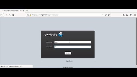 8-Mise en place de la messagerie Roundcube sur DEBIAN 10