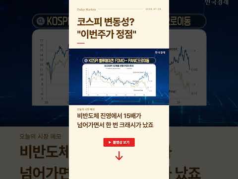 코스피 변동성? "이번주가 정점" | 성공투자 오후증시