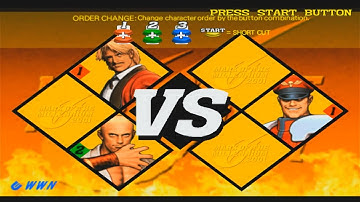 Capcom VS SNK 2 Rugal and Geese arcade mode