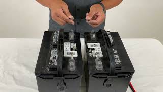 Newport  How to wire two 12V batteries in Series to create a 24V battery system