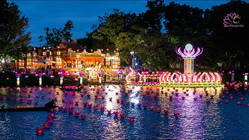 Hình ảnh Lễ hội Hoa đăng cầu quốc thái dân an – Festival Huế 2024