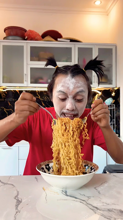 Bego Makan Mie Pedas Nampol 🌶️🥵❗️