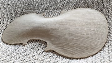Building my first Violin! Part 3, Carving the Top