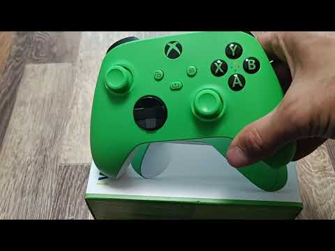 Видео: Геймпад Xbox series velocity green (распаковка фирменного геймпада Xbox зеленого цвета)