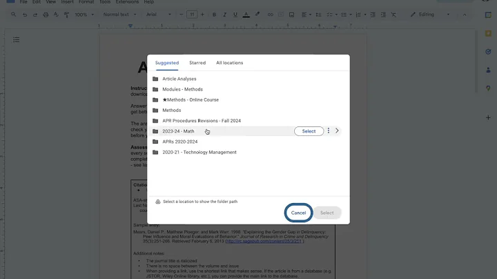 How to Copy a Google Doc Template
