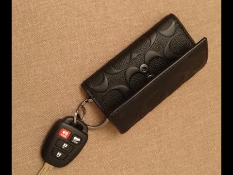 Do Car Keys Fit??: Coach Floral Key Pouch 