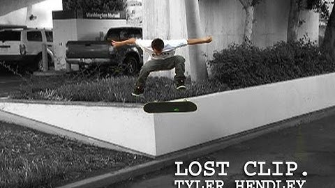 Tyler Hendley Skateboarding Lost Clip #10 Tailslide Kickflip