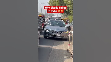 Waarom Skoda faalde in India 🥵 | Skoda Superb #Skoda #SkodaCars #SkodaSuperb #Car #shorts