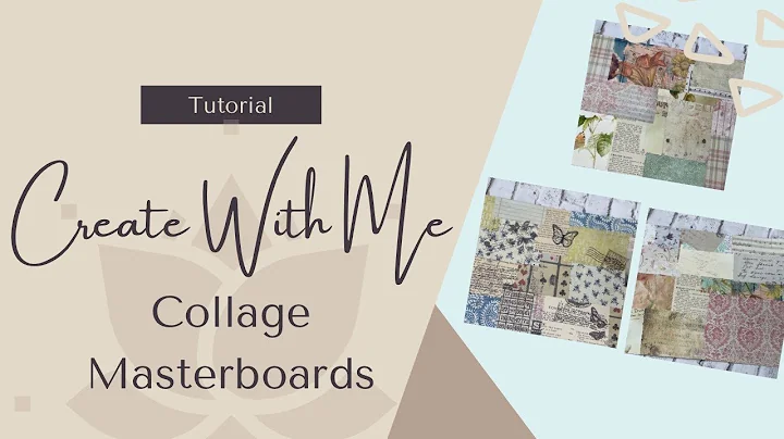 Create With Me - Making Collage Masterboard for Junk Journals