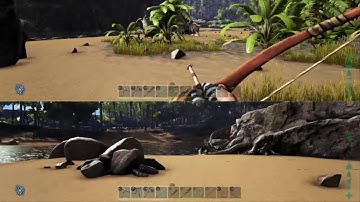 PS4: ARK: Survival Evolved (splitscreen) (part 5) ,Gameplay