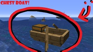 Minecraft | How to get a Chest Boat (Survival Mode) (Pre-1.19)!!!