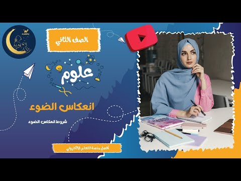 انعكاس الضوء الفرق بين انعكاس الضوء وانكسار الضوء تجارب على خاصية انعكاس الضوء علوم صف ثاني