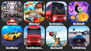 Race Master 3D,Bus Simulator,BB Racing 2,Bike Ride 3D,Bike Stunt 3D,Truck Simulator,Traffic Driving screenshot 5
