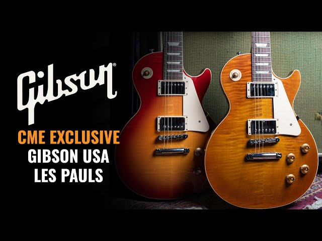 NEW CME Exclusive Gibson USA Les Pauls! - YouTube