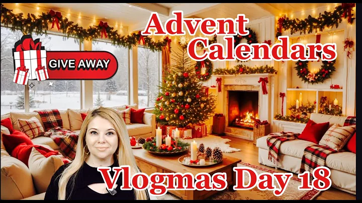 VLOGMAS Day 18! BIGGEST ADVENT CALENDAR UNBOXING! GIVEAWAY! #beauty #giveaway