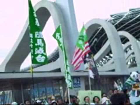 2009年高雄市世界運動會閉幕典禮，戶外高唱台灣