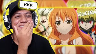 REACT - NOMES COM DUPLO SENTIDO (Senkuu, Kaga Kouko, Kurapika, Deku, Karai, Shana...| Byakuran