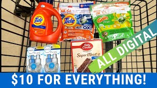 Easy! $10 Couponing Deal All Digital Coupons! Learn how to Save Money!