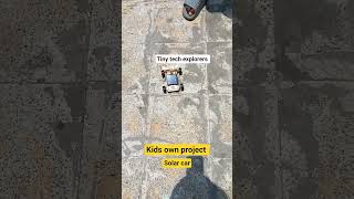 #kidsprojects#solar#solarcar#solarpanel#electronic#experiment#explore#kidslearning#summeractivity