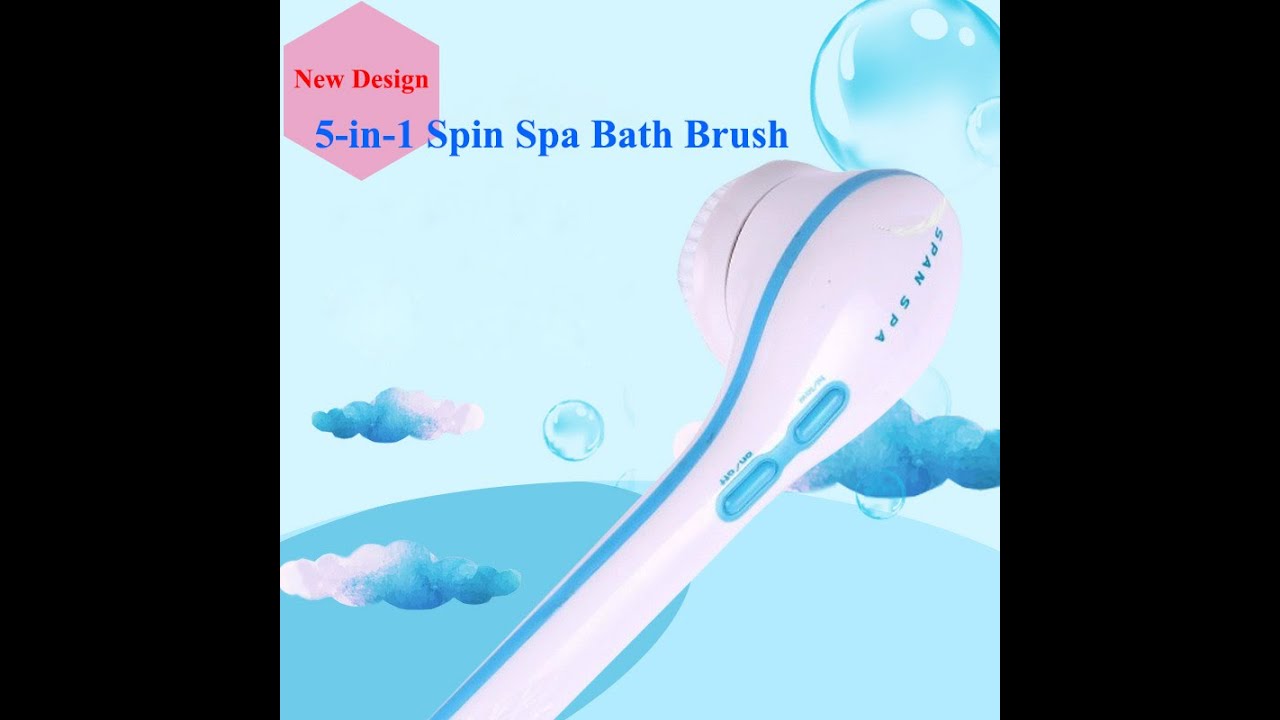 5-in-1 Spin Spa Bath Brush