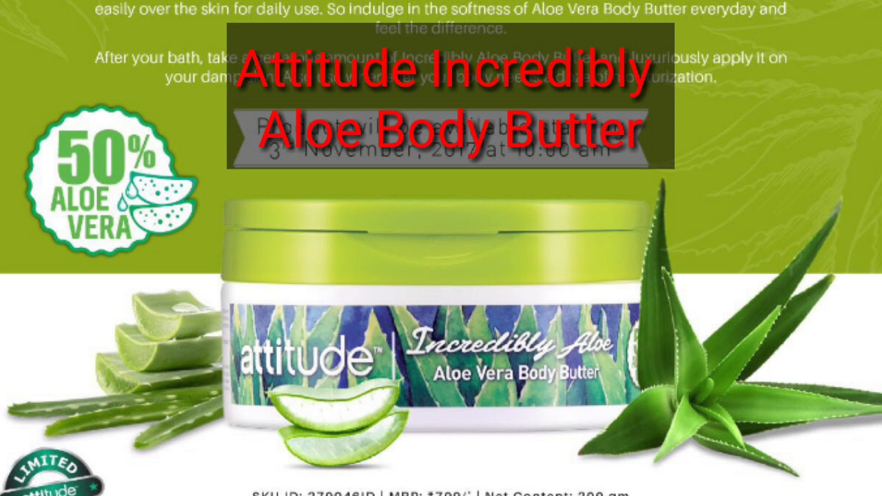 Amway New Product !!! Introducing Attitude Incredibly Aloe Vera Body Butter  !! Amway Diamonds !!!