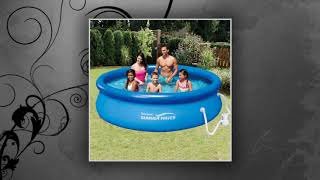 Summer Waves 10ft x 30in Quick Set Inflatable Above Ground Pool with Filter Pump