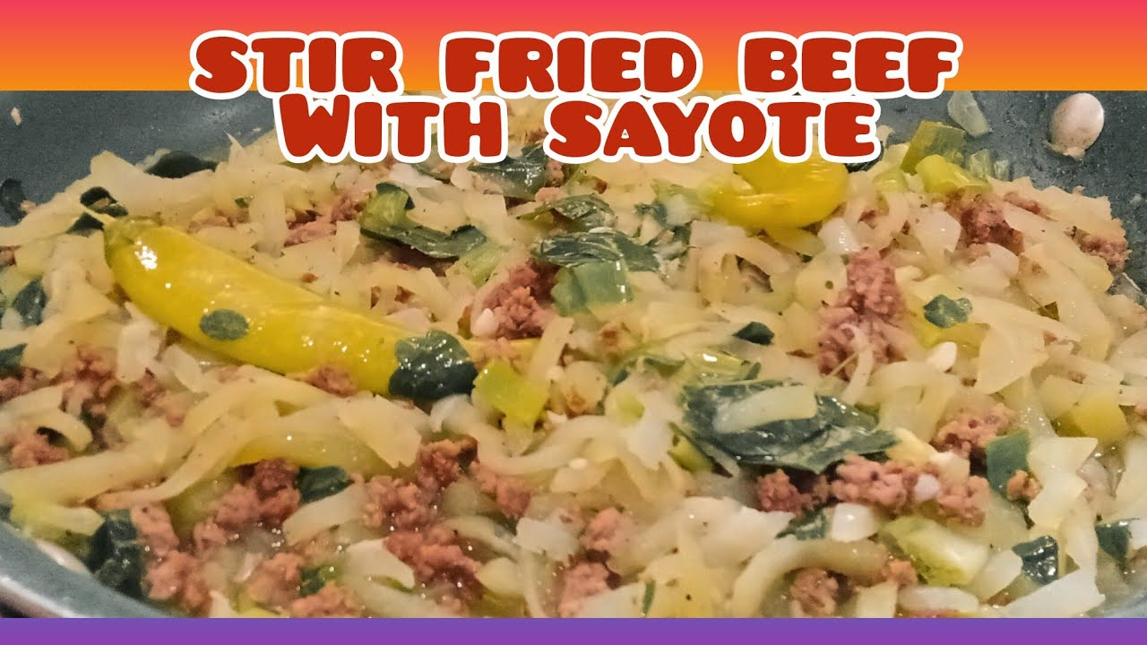 Vlog 13:🔥 MASARAP ANG STIR FRIED BEEF WITH SAYOTE | 