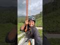 Zip line in Wayanad❤️#zipline #wayanad #songs #adventure #funactivities ##fypp #reels #shorts #fun