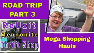 REUZIT MENNONITE THRIFT STORE AND YARD SALES! MEGA THRIFT SHOPPING TRIP, PART 3