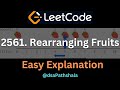 Leetcode 2561 | Rearranging Fruits | daily challenge| Hindi | Java | dsaPathshala | leetcode 2561