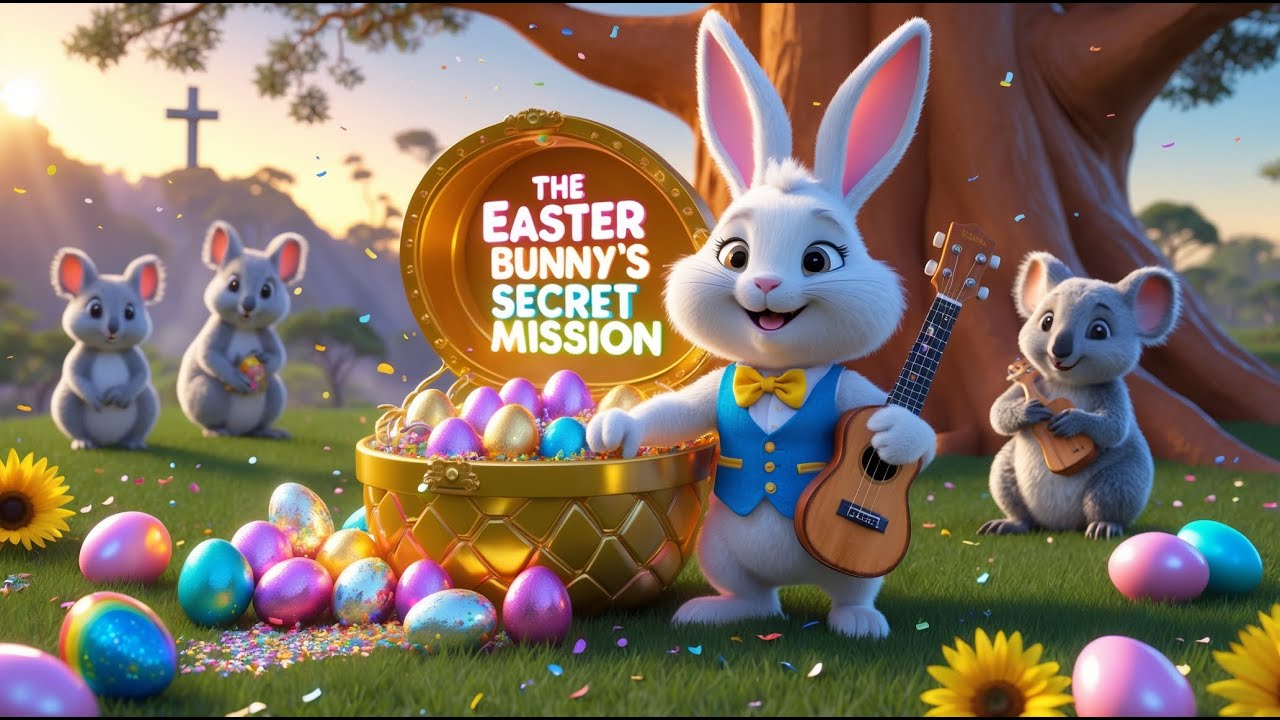 “🐰 The Easter Bunny’s Secret Mission! 🥚🌏✨ Animated Story for Kids”