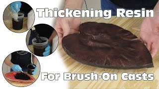 Thickening Resin With PolyFiber For Brush-on Applications